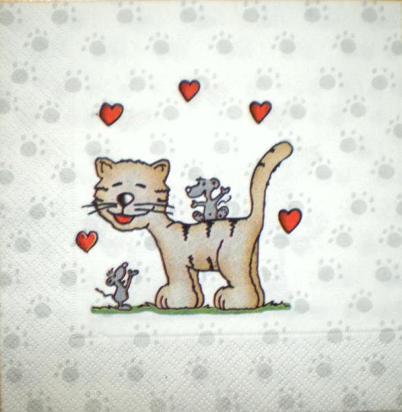 014 Katzen - 3-lagig